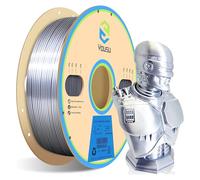 ANKROYU YOUSU Filamento PLA de Seda de 1,75 mm Filamento Premium para Impresora 3D Acabado metálico de Alto Brillo para Miniaturas y decoración del hogar Bobina de 1 kg Dorado (Pago)