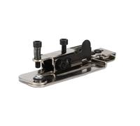 ANKROYU Zipper Clip Holder Sewing Machine Accessories Stainless Steel Hemming Device Clamp Retainer Ruler for Flat Car Synchronous Car Industrial Sewing Machine Replacement Parts