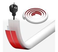 ANKUOFUA Canaleta de cable autoadhesiva blanca flexible - 2 cm x 1 m bandeja de cable PVC ocultar cable mini cubierta para pared, suelo y TV, canales de cable, ideal para casa, oficina, protección de