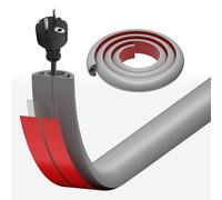 ANKUOFUA Canaleta de cable autoadhesiva gris flexible - 2 cm x 3 m bandeja de cable PVC oculta, mini cubierta para cables para pared, suelo y TV, canales de cable, ideal para casa, oficina, protección