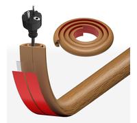 ANKUOFUA Canaleta de cable de gel autoadhesiva flexible - 2 cm x 3 m bandeja de cable PVC oculta, mini cubierta para cables para pared, suelo y TV, canales de cable, ideal para casa, oficina