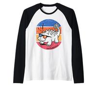 Ankylosaurus Lindo Dinosaurio Kawaii Dino Niños Camiseta Manga Raglan