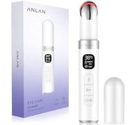 ANLAN Masajeador de Ojos Eléctrico, EMS Dispositivo de Ojos Antiarrugas y Antiedad, 3 Modos de LED Terapia, 38-45 ℃ Compresa Caliente, Mejora Ojeras, Bolsas, Hinchazón, Arrugas, Contorno de Ojos