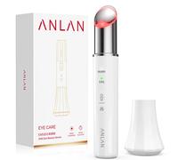 ANLAN Masajeador de Ojos, EMS Dispositivo de Ojos Antiarrugas y Antiedad, Luz Roja& Azu de LED Terapia, 40 ℃ Compresa Caliente, Mejora Ojeras, Bolsas, Hinchazón, Arrugas, Contorno de Ojos