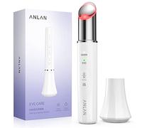 ANLAN Masajeador de Ojos, EMS Dispositivo de Ojos Antiarrugas y Antiedad, Luz Roja& Azu de LED Terapia, 40 ℃ Compresa Caliente, Mejora Ojeras, Bolsas, Hinchazón, Arrugas, Contorno de Ojos