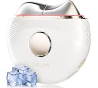 ANLAN Masajeador Facial EMS con Frío Calor, GuaSha Electrico Reafirmante con Luz Azul Violeta Roja para Antiarrugas Lifting Anti-envejecimiento