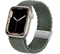 Anlinser Compatible con Correa Apple Watch 49mm 46mm 45mm 44mm 42mm, Pulsera Elástica de Bucle Solo para iWatch Ultra 3/2/1 SE Serie 11 10 9 8 7 6 5 4-1, Verde
