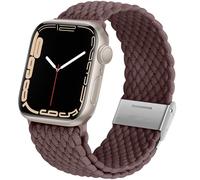 Anlinser Compatible con Correa Apple Watch 49mm 46mm 45mm 44mm 42mm, Pulsera Elástica de Bucle Solo para iWatch Ultra 3/2/1 SE Serie 11 10 9 8 7 6 5 4-1, Humo Violeta