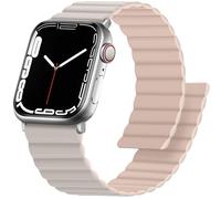 Anlinser Correas Compatible con Correa Apple Watch 49/46/45/44/42/41/40/38mm, Pulsera Magnética Reversible de Doble Cara para iWatch Ultra 3-1 Serie 11/10/9/8/7-1 SE (49/46/45/44/42, Blanco Estrella)