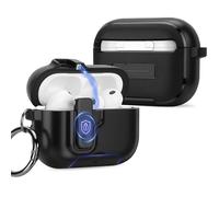 Anlinser para Funda AirPods Pro 3 con Soporte para Teléfono, Case Protectora de Ajuste Preciso Compatible con Apple AirPods Pro 3rd (Negro)