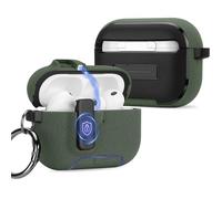 Anlinser para Funda AirPods Pro 3 con Soporte para Teléfono, Case Protectora de Ajuste Preciso Compatible con Apple AirPods Pro 3rd (Verde Militar)