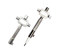 Anlising 2PCS Llave de Construcción Universal, Llaves Universales de Construcción de Aleación de Zinc,Llave Allen Multifuncional,Llave de Leva Cerrajero,Llave de Arquitecto,para la Medición del Ángulo