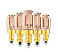 ANLONGLI 5 unids T22 LED Regulable Edison Bombilla E12 / E14 1W 12V 24V LED Lámpara de filamento Lámpara Vintage Industrial Bulbs Decorativos para Bar Home Restaurant,E12 220v