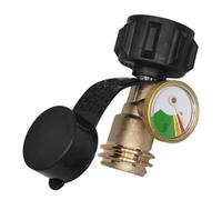 Anloximt Indicador de Nivel para Tanques de Propano,Manómetro De Presión De Propano Con Código De Color | Detector de Fugas Resistente a la Intemperie para Parrilla, Barbacoa, Calentador y Estufa al