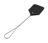 Anloximt Matamoscas para Interiores | Manual del matamoscas de Cuero - Mango Largo Robusto Fly Swat Shatter para Moscas Abejas, Trabajo para Interior y Exterior