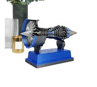 Anloximt Motor de avión decorativo | modelo de turboventilador giratorio - Objeto decorativo y juguete mecánico para jóvenes adultos coleccionistas
