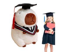 Anloximt Peluche De Graduación 2025,Muñeca Capibara - Decoración De Peluche con Sombrero para Hombres Mujeres Amigos Jóvenes Celebración De Escuela Y Universidad
