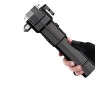 Anloximt Seguridad Multifuncional - Cortador Ventanas automóviles y Cortador Cinturones Seguridad | Herramienta Escape con Linterna Herramienta Rescate con energía