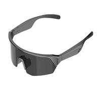 Anloximt Smart Sunglasses - Gafas de sol con altavoz integrado, control por voz inalámbrico, protección UV, para música, exteriores, seguridad, viajes, conducción, trabajo, fitness, moda, Negro , ver