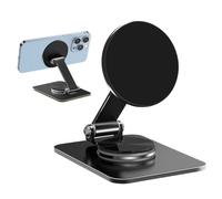 Anloximt Soporte Magnético para Teléfono - Montaje Magnético para Smartphone,Base Giratoria 360° De Acero al Carbono para Tablet Escritorio Hogar Dormitorio Oficina Gimnasio Viajes Cine Ducha