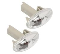 Anlseiod 2 x Intermitente lateral para Peugeot 206 307 107 1007 Expert Partner 6325.G3 para C1 C2 C3 C5 Berlingo Xsara 12V 6325G3 Intermitente lateral con soporte de bombilla y bombilla