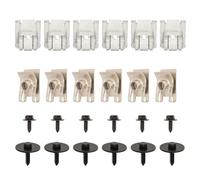 Anlseiod 24 piezas de protección contra el empotramiento del motor Clip de fijación compatible con Clase C W211 W203 W204 S204 S203 Clase E S211 Cls C219 fijación subsuelo tuerca tornillo tuerca clip