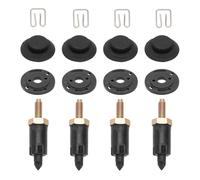 Anlseiod Fijaciones Soporte Cubre Motor 2.0 HDI para Citroën Berlingo C4 C5 X-antia X-Sara 206 306 307 406 607 806 Expert Cubierta de Motor Perno Capó Clip 0137F6 13711 Viene con Abrazaderas y Pernos