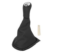Anlseiod - Pomo de velocidad para Clio 4 2012-2020 5 velocidades casco de piel sintética + marco para palanca de cambios, palanca de cambios para Clio IV M egane MK4 Kadjar Talisman