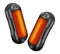 Anluomafuy Calentador de Manos Recargable 2 en 1, 6000mAh Batería Calentador Portatil Electrico Calentador Manos de Bolsillo, 3 Niveles de Calor, Calor Rápido, para Ciclismo/Esquí/Acampada