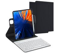 AnMengXinLing Funda vertical con teclado para iPad de 11ª generación de 11 pulgadas (A16), iPad de 10ª generación, funda magnética desmontable giratoria de 360° con soporte para lápices, rotación de
