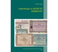 Anmerkungen Zu Made In Germany (ebook)