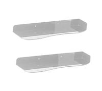 ANMITI 1 par de zapateros acrílicos para montaje en pared, soporte de almacenamiento para tenis y estante flotante de tacón alto para uso doméstico o tienda