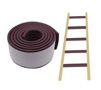 ANMOO Almohadillas para escalera de litera de 2 m, cubierta suave con adhesivo fuerte, cubierta de escalera de litera de 80 mm de ancho, protección de escalera de cama de repuesto para escalones,