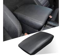 ANMOSVO Funda para Consola Central Honda CRV 2017-2022, Protector de reposabrazos Extra Suave de Cuero Vegano para Honda CR-V, Accesorios Interiores 2017, 2018, 2019, 2020, 2021, 2022 (Negro)