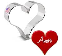 Ann Clark Cookie Cutters Cortador de galletas corazón - 7,6 cm - Acero fabricado en EE. UU.