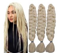 Ann Mar k Extensiones de pelo - Contiene 3 mechones de pelo, trenzas sintéticas de alta calidad de Kanekalon para un aspecto natural. Color 630 Jumbo Trenza Extensión. Extensiones de pelo.