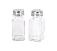 Anna 107462 Set de Salero y Pimentero Cristal, Glass