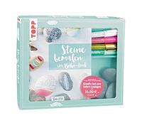 Anna Ambrosiewi Kreativ-Set Steine bemalen im Boho-Stil: Buch mit (Tapa blanda)