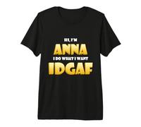 Anna Costume Idgaf Meme Funny Halloween Costume For Annas Camiseta Premium