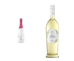 Anna de Codorniu Ice Edition Rosé - Cava Rosado Semiseco - 75cl & Viñas de Anna Chardonnay- Vino blanco semidulce - Chardonnay, Gewürztraminer -75cl