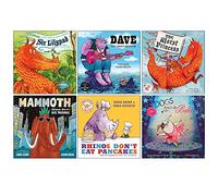 Anna Kemp Collection 6 Books Set (Sir Lilypad, Dave the Lonely Monster, The Worst Princess, Mammoth, Dogs Don't Do Ballet, Rhinos Don't Eat Pancakes)