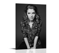 Anna Kendrick Star Art Lienzo Póster Decoración Pintura Sala de Estar Arte Mural Dormitorio Impresión de Pared Pintura Arte Moderno Hogar Boy Habitación Impresión Pintura Niña Vacaciones Mural 08 x 12