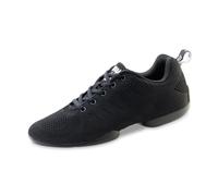 Anna Kern - Mujeres Dance Sneakers/Zapatos de Baile 120 Bold - Negro - Suela Sneaker [UK 4]