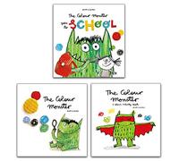 Anna Llenas Collection 3 Books Set (The Colour Monster, The Colour Monster: A Colour Activity Book, The Colour Monster Goes to School)