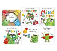 Anna Llenas The Colour Monster Collection 6 Books Set (The Colour Monster, A Colour Activity Book, Goes to School, The Colour Monster Pop-Up,The Colour Monster: The Feelings Doctor, Mindfulness)