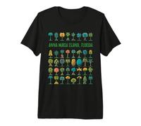 Anna Maria Island Florida, EE.UU., Diseño de Palmeras Camiseta Premium