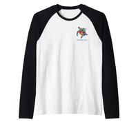 Anna Maria Island Florida Souvenir FL Vacaciones Tortuga Marina Camiseta Manga Raglan
