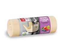 Anna Zaradna bolsas de basura de baño con orejas - Fragancia de frutas 15L 30 piezas beige