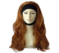 Annabelle's Wigs Ginger Wavy 3/4 or Half Wig Hairpiece Extension: Eris 250g by Annabelles Wigs