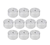 Annadue 10 Pesas de Metal con Ganchos y Anillos, 50 G Cada una, Herramienta de Enseñanza Experimental de Física para Juego de Pesas de Equilibrio de Palanca